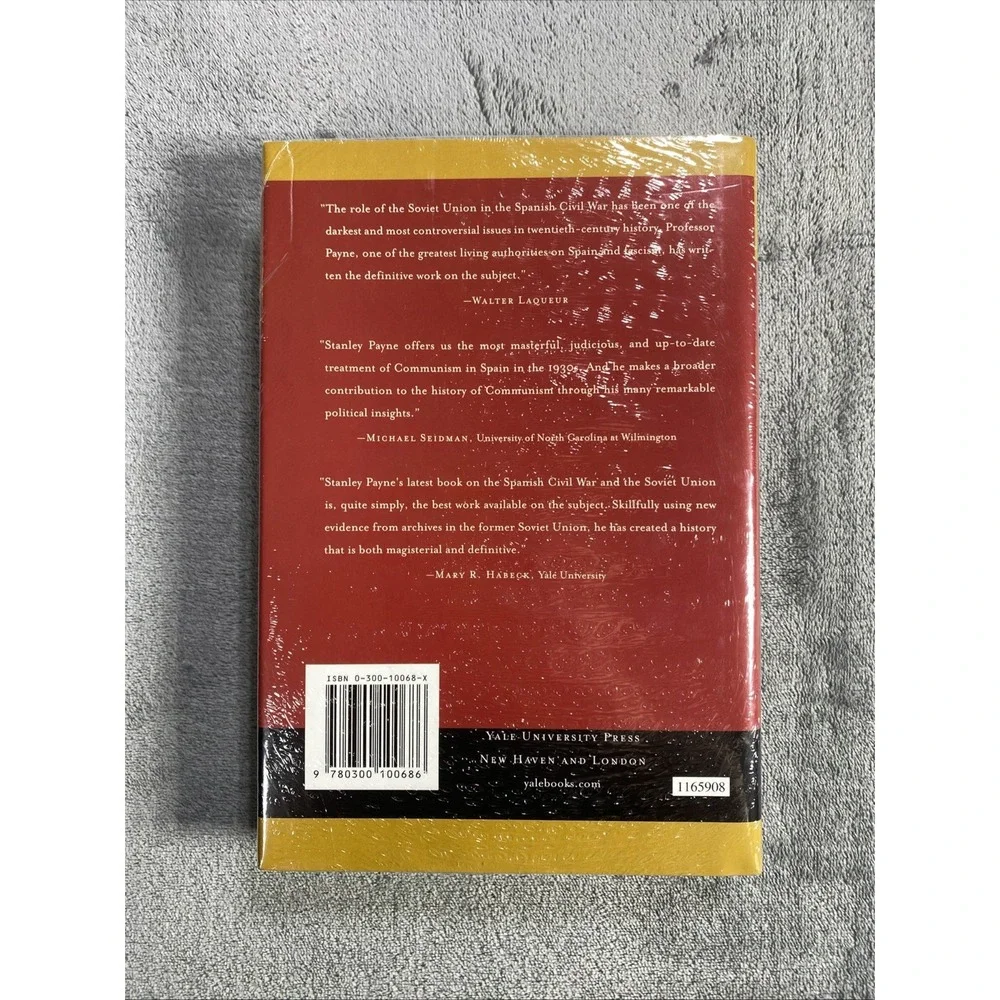 Spanish‎ Civil War the Soviet Union & Communism Stanley Payne 1st Ed. 04' SEALED
